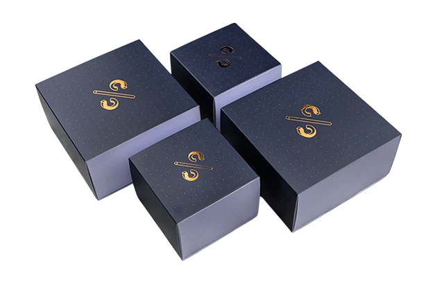 Custom Printed Gold Embossed Packaging