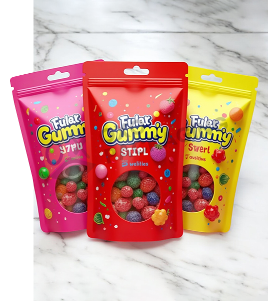 Custom Printed Gummy Bags