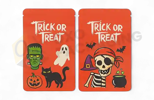 Custom Printed Halloween Mylar Bags Packaging