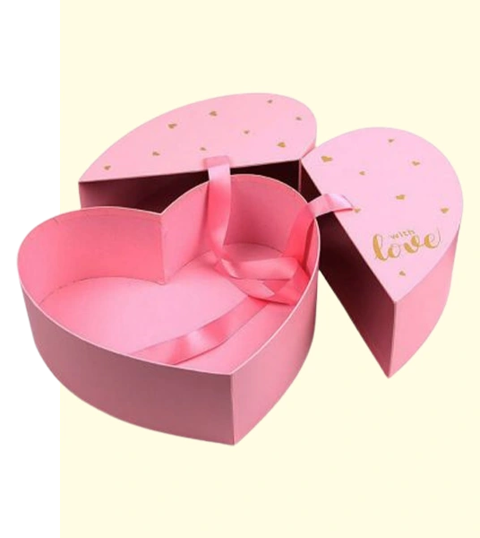 Custom Printed Heart Boxes