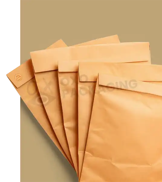 Custom Printed Kraft Mailing Bags