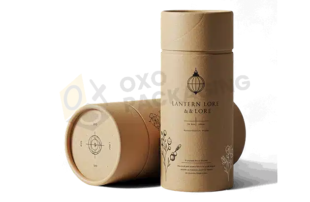 Custom Printed Kraft Paper Tubes Packaging