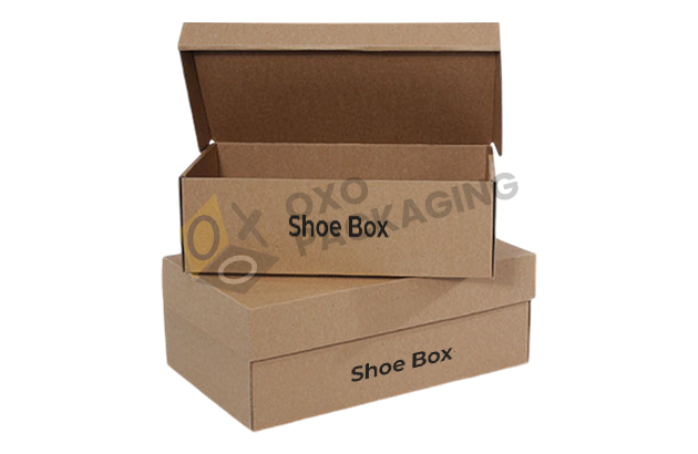 Custom Printed Kraft Shoe Packaging