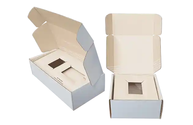 Custom Printed Mailer Boxes with Inserts Packaging