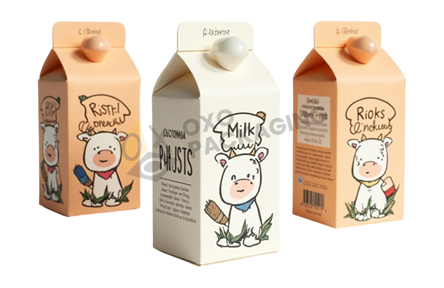 Custom Printed Milk Cartons Packagnig