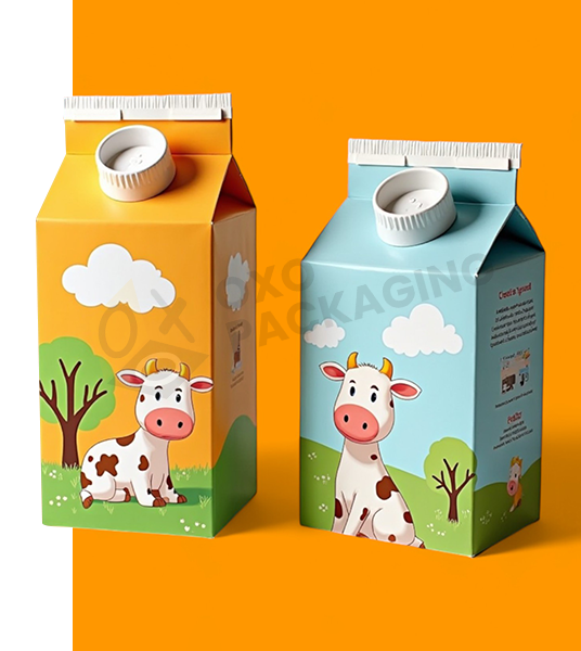 Custom Printed Milk Cartons