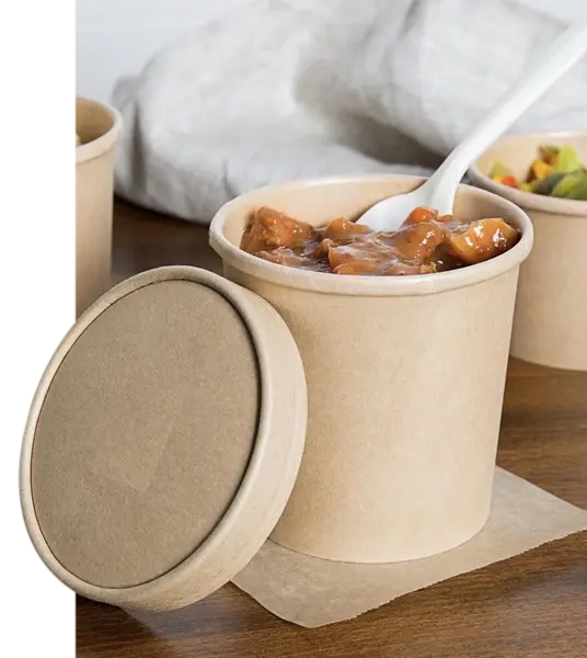 Custom Printed Paper Soup Bowls