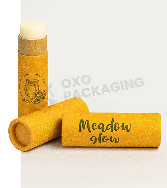 Custom Printed Paperboard Lip Balm Tubes
