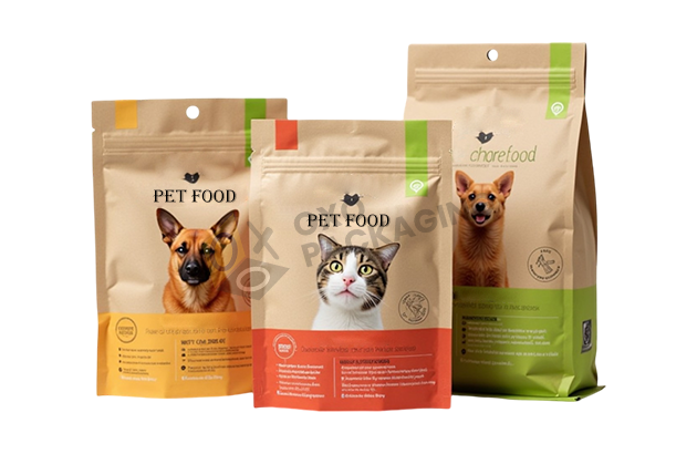 custom printed pet food packaging