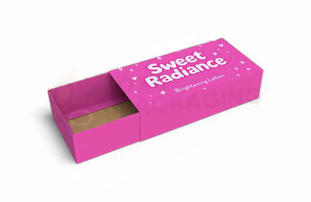 Custom Printed Pink Kraft Boxes Packaging