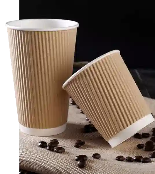 Custom Printed Ripple Wall Coffee Cups