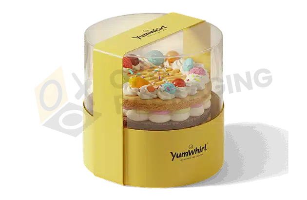 Custom Printed Round Cake Boxes Packaging
