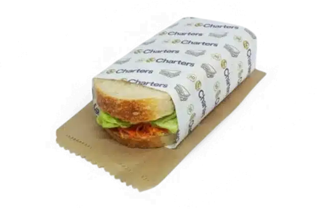 Custom Printed Sandwich Wrap Paper Packaging
