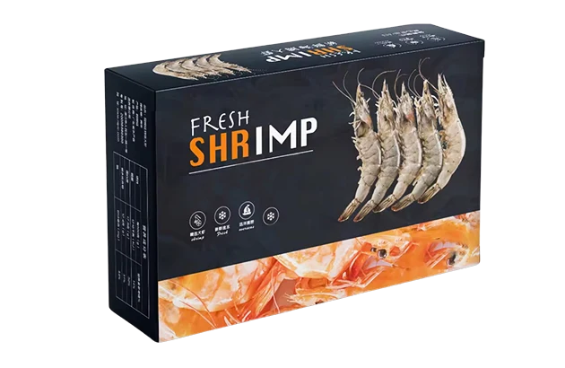 Custom Printed Shrimp packaging