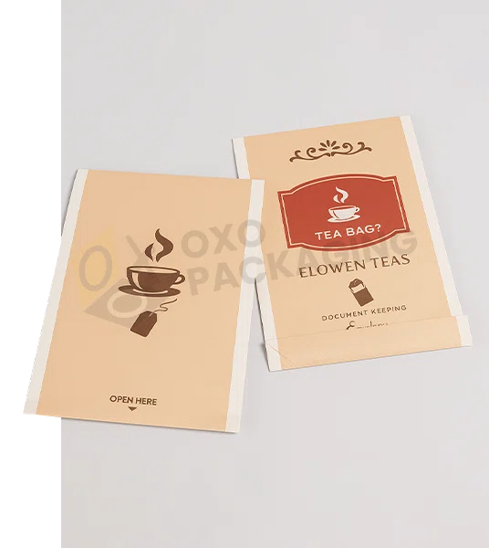 Custom Printed Tea Bags Envelopes