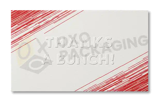 Custom Printed Thank you Cards for Business Packaging