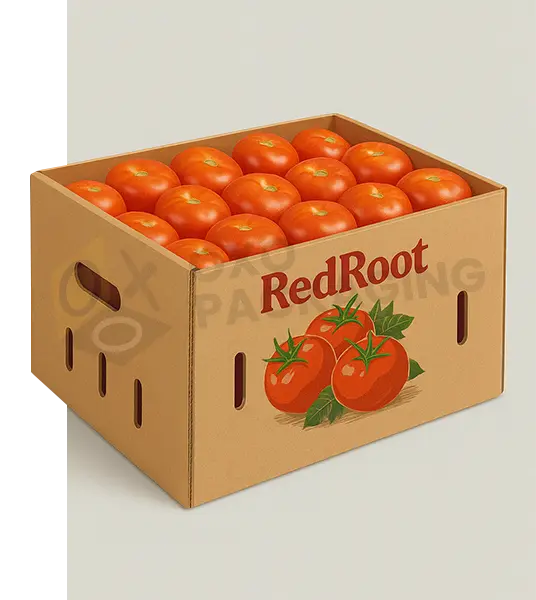 Custom Printed Tomato Boxes