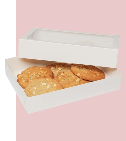 Custom Printed White Cookie Boxes