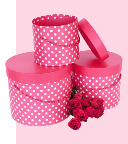 custom round gift box with lid wholesale
