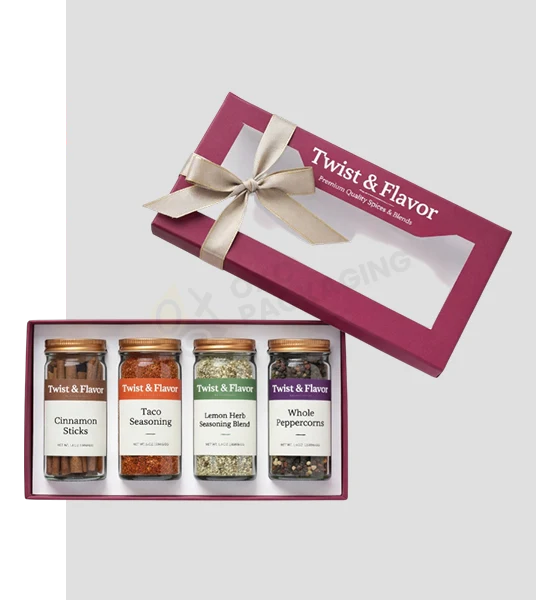 custom spices gift boxes