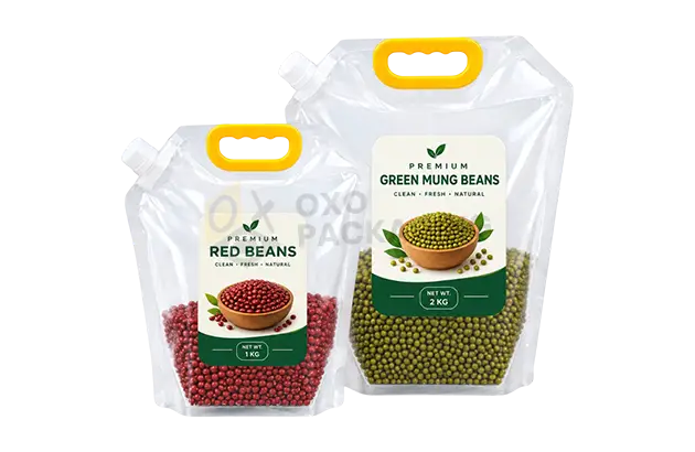 custom Spout Pouches With Handle bulk