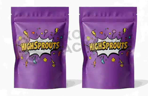 custom sprinklez mylar bags wholesale