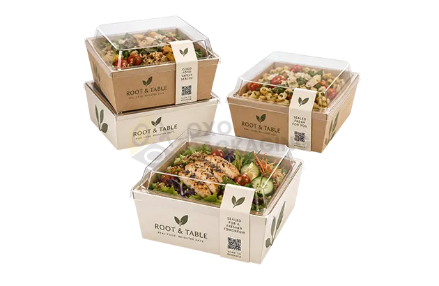 Custom Square Tamper-Evident Food Boxes bulk