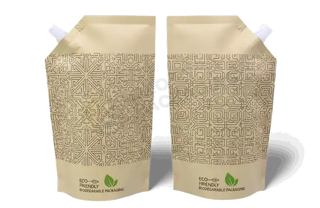 customize biodegradable spout pouches with free shipping