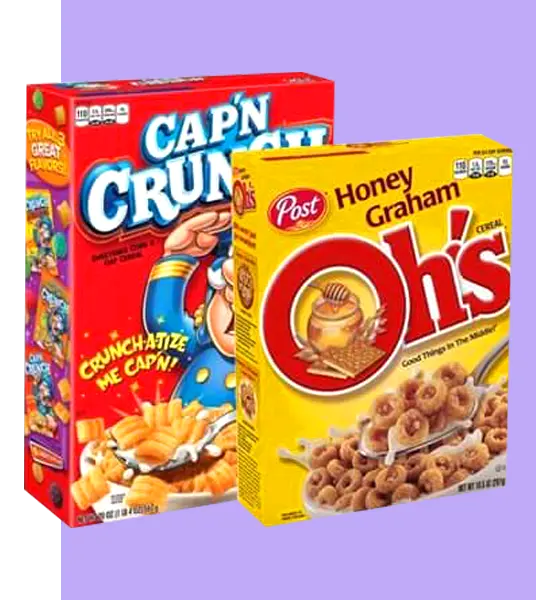 customize cardboard cereal box