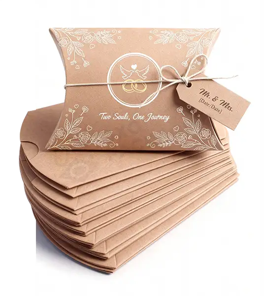 customize cardboard pillow packaging