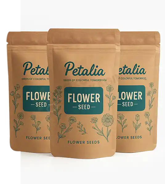 customize flower seed packaging