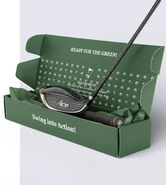 customize golf club packaging