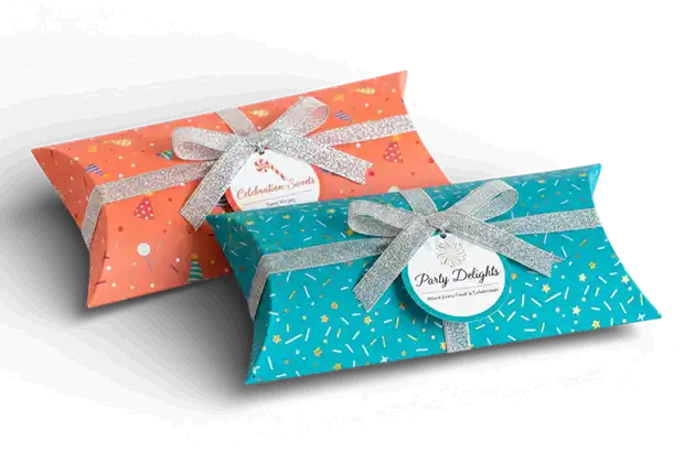 customize pillow shape paper gift boxes wholesale