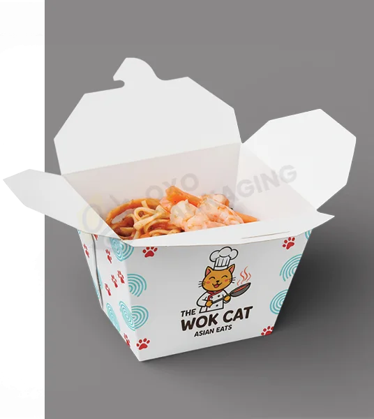 custom restaurant food packaging with free shipping