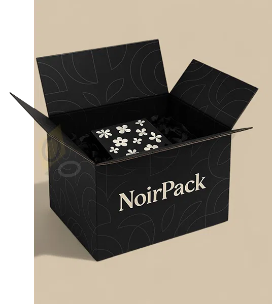 customized black corrugated shipping boxes