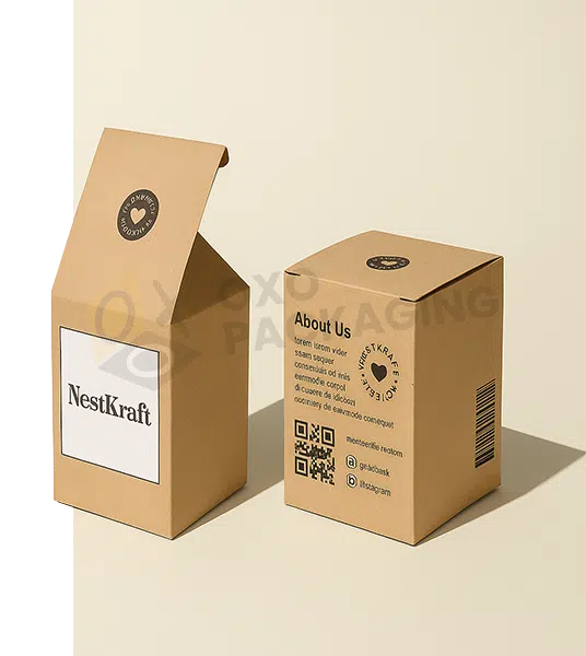 customized brown kraft boxes