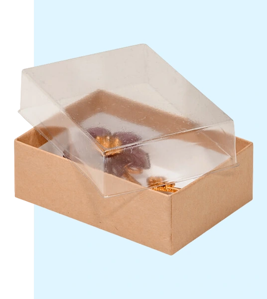 customized clear lid gift packaging boxes