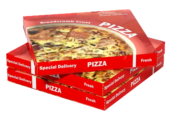 customized logo printed pizza packaging