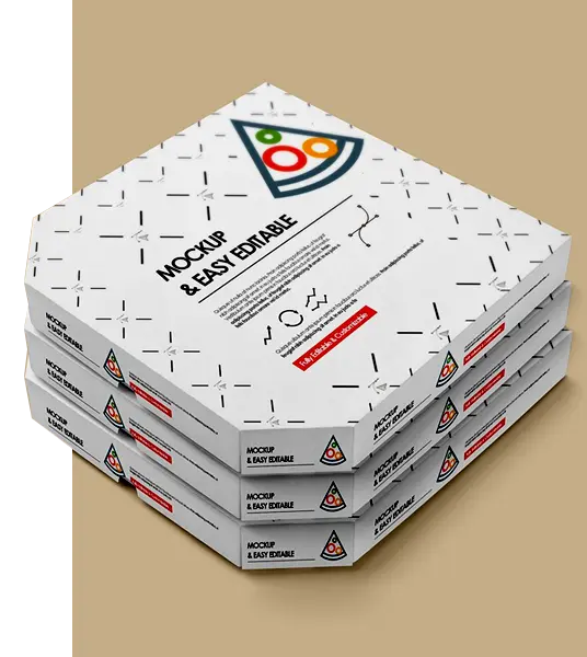 customized unique shaped pizza boxes