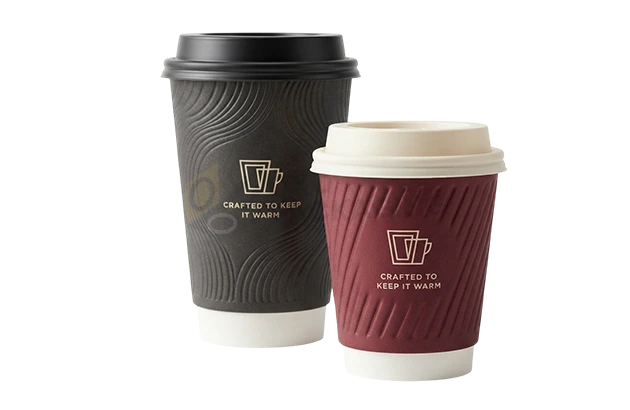double wall paper cups​ with logo