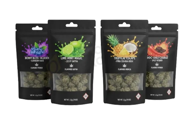 flavored weed bag