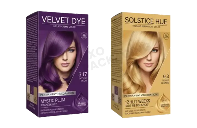 hair color packaging boxes