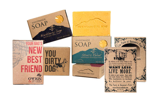 custom handmade soap packaging