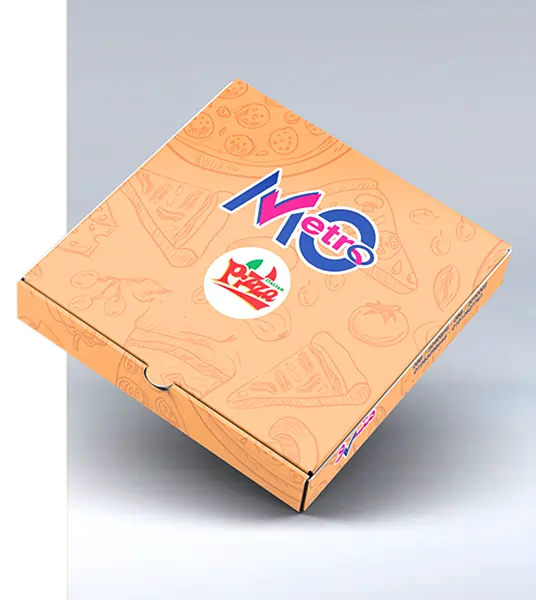 customized logo printed pizza boxes