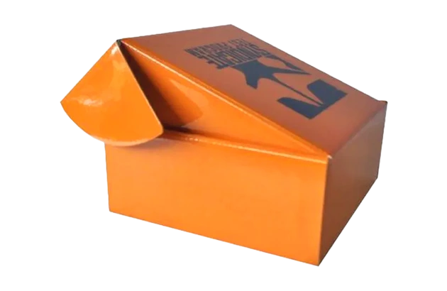 orange mailer boxes with logo