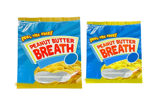 peanut butter breath mylar bags two