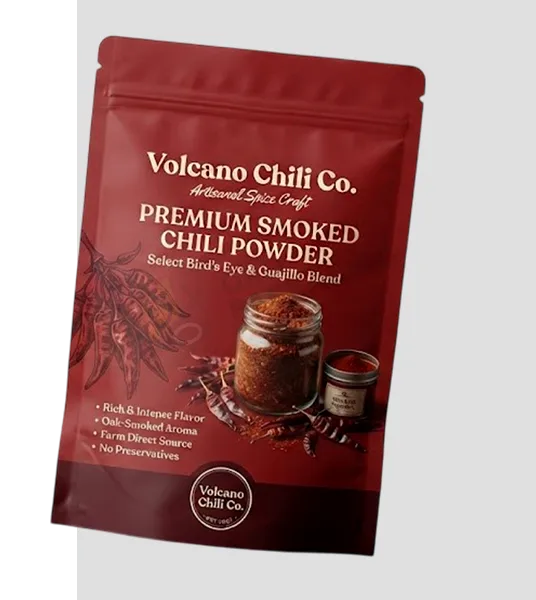 Personalize Chili Powder Packaging