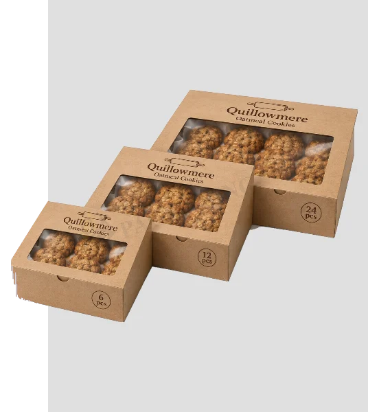 personalize Kraft Cookie Boxes
