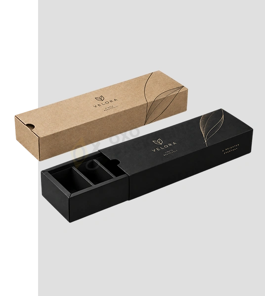 personalize kraft drawer boxes with divider