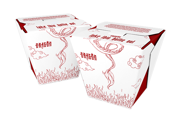 chinese take out packaging boxes